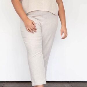 ONLY CHILD Solana Pant- Oatmeal Linen 10P